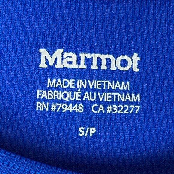 Marmot | Blue ThermalClime Sport Long Sleeve Crew - Picture 11 of 11